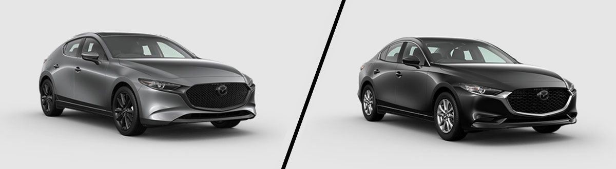 2024 Mazda3 Hatchback vs 2024 Mazda3 Sedan